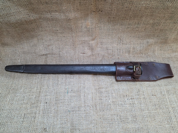 WW1 1903 Pattern Leather Bayonet Frog and Scabbard Only