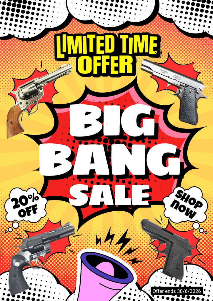 EOFY SALE 20% off Replicas & Cap Guns - Ends 30.6.26
