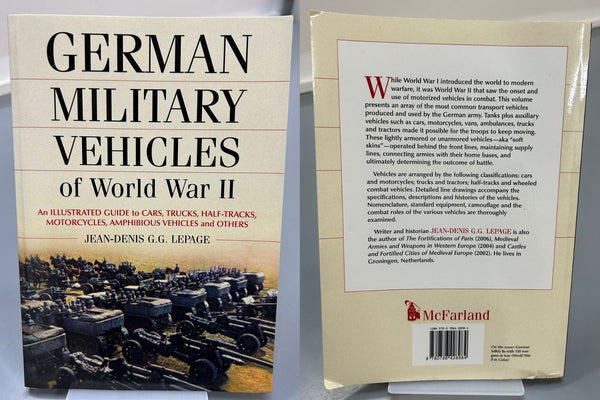 German Military Vehicles of World War II by Jean-Denis G.G. Lepage