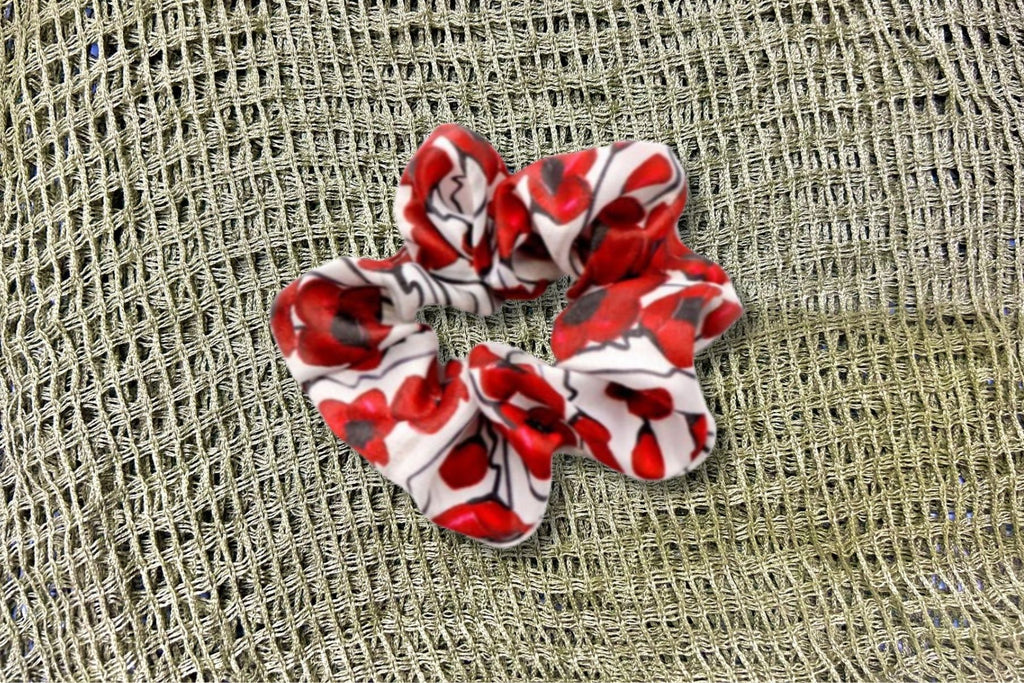 Field of Poppies Hair Scrunchie