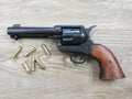 Colt Peacemaker .45 Quick Draw Replica Revolver (Black), left side with dummy rounds