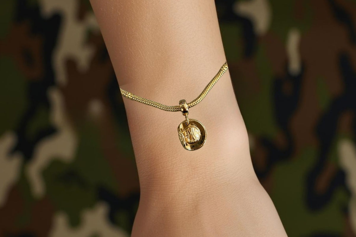 Slouch Hat Charm Bracelet