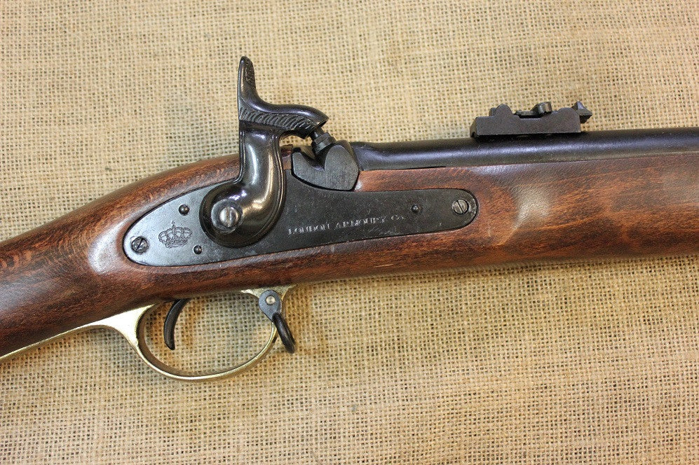 Pattern 1853 Enfield 3-Band Rifle-Musket Replica, lock detail
