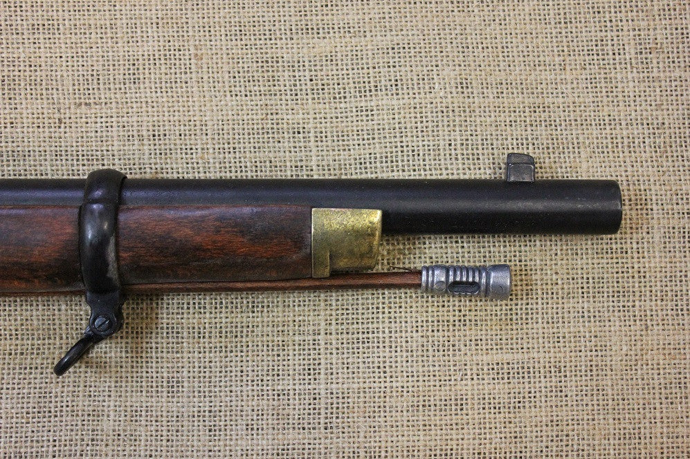 Pattern 1853 Enfield 3-Band Rifle-Musket Replica, barrel band, ramrod and muzzle