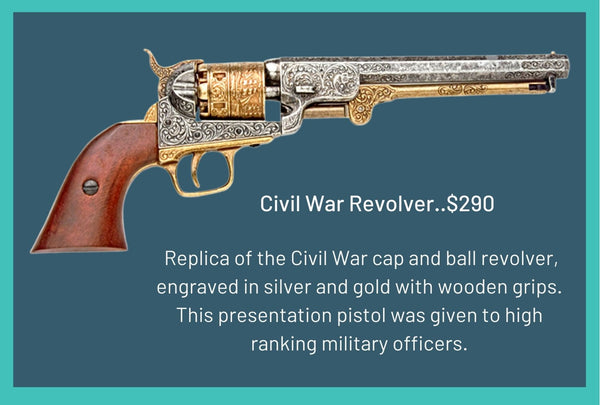Engraved Civil War Navy Revolver