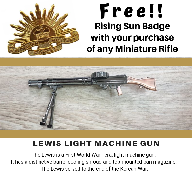 Miniature Lewis Light Machine Gun