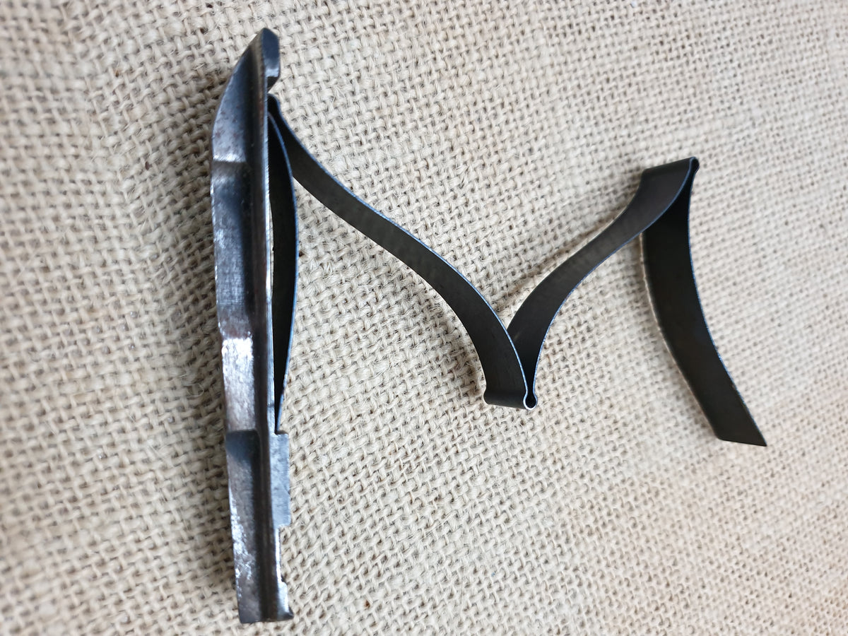 WWII-Era Rifle Magazine Spring, laid out