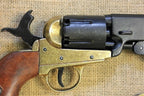 Griswold & Gunnison Civil War Revolver Replica (Brass Frame), brass frame and cylinder detail