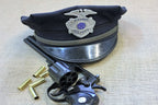 Colt Python .357 8in Replica Revolver, with a police cap and dummy rounds