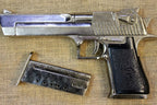 Desert Eagle .357 Replica Pistol (Chrome), left side with the magazine out