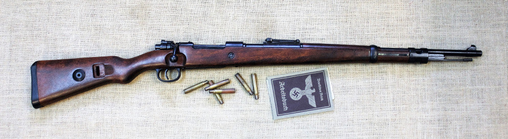 Mauser Kar98k WWII Replica Rifle, full length, left side