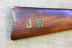 Winchester 1892 Large-Loop Carbine Replica, stock with JW initials
