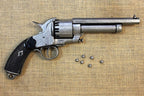 LeMat 9-Shot Revolver Replica, Civil War, right side with lead balls