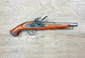 Pirate Flintlock Pistol Replica, 18th Century (Skull Butt), right side