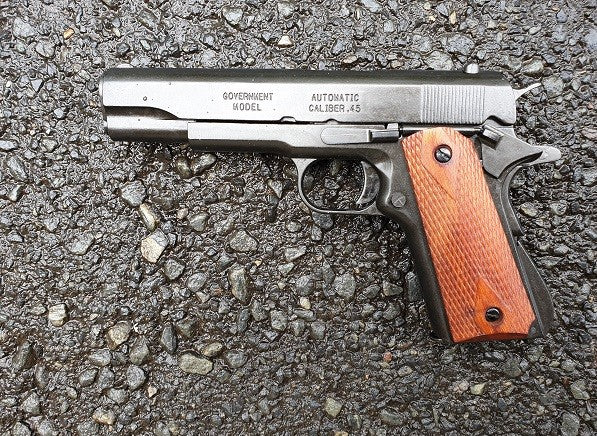 Colt M1911A1 .45 Replica Pistol, Field Strippable (Timber Grip), right side