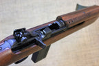M1 Carbine Replica, USA 1941, rear sight and bolt from above
