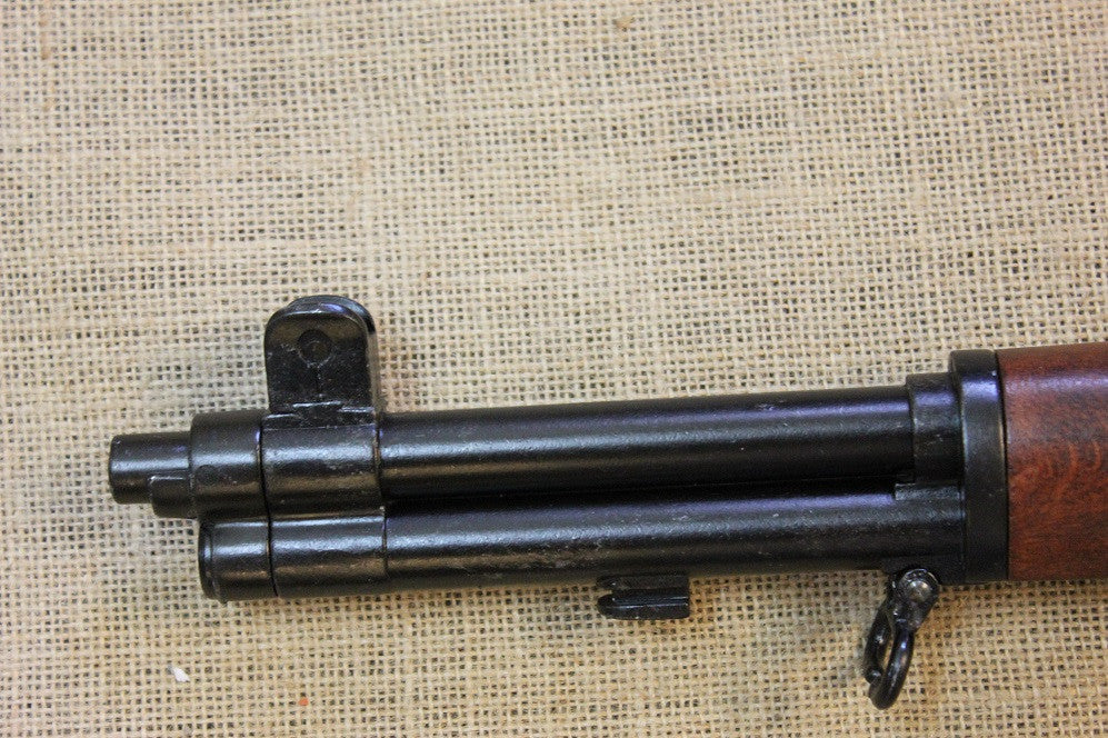 M1 Garand Replica Rifle, muzzle and front sight detail