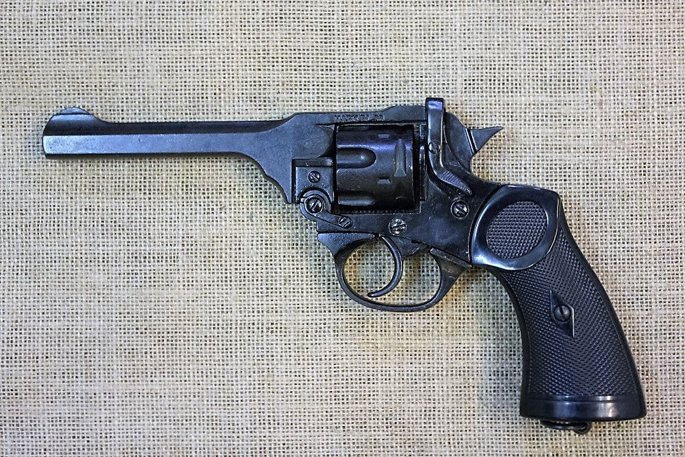 Webley Mk IV .38 Replica Revolver, left side